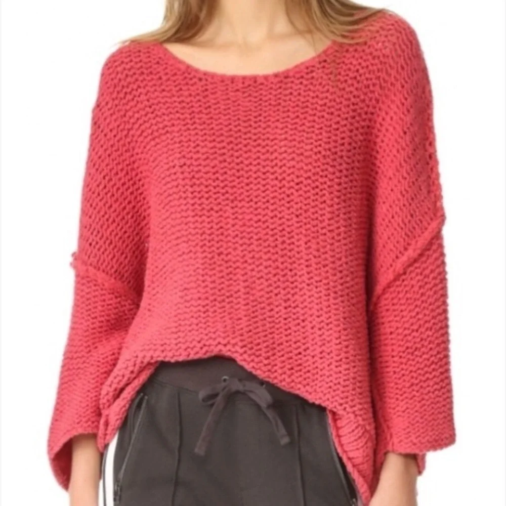 Free People Halo Chunky Knit Sweater Size S